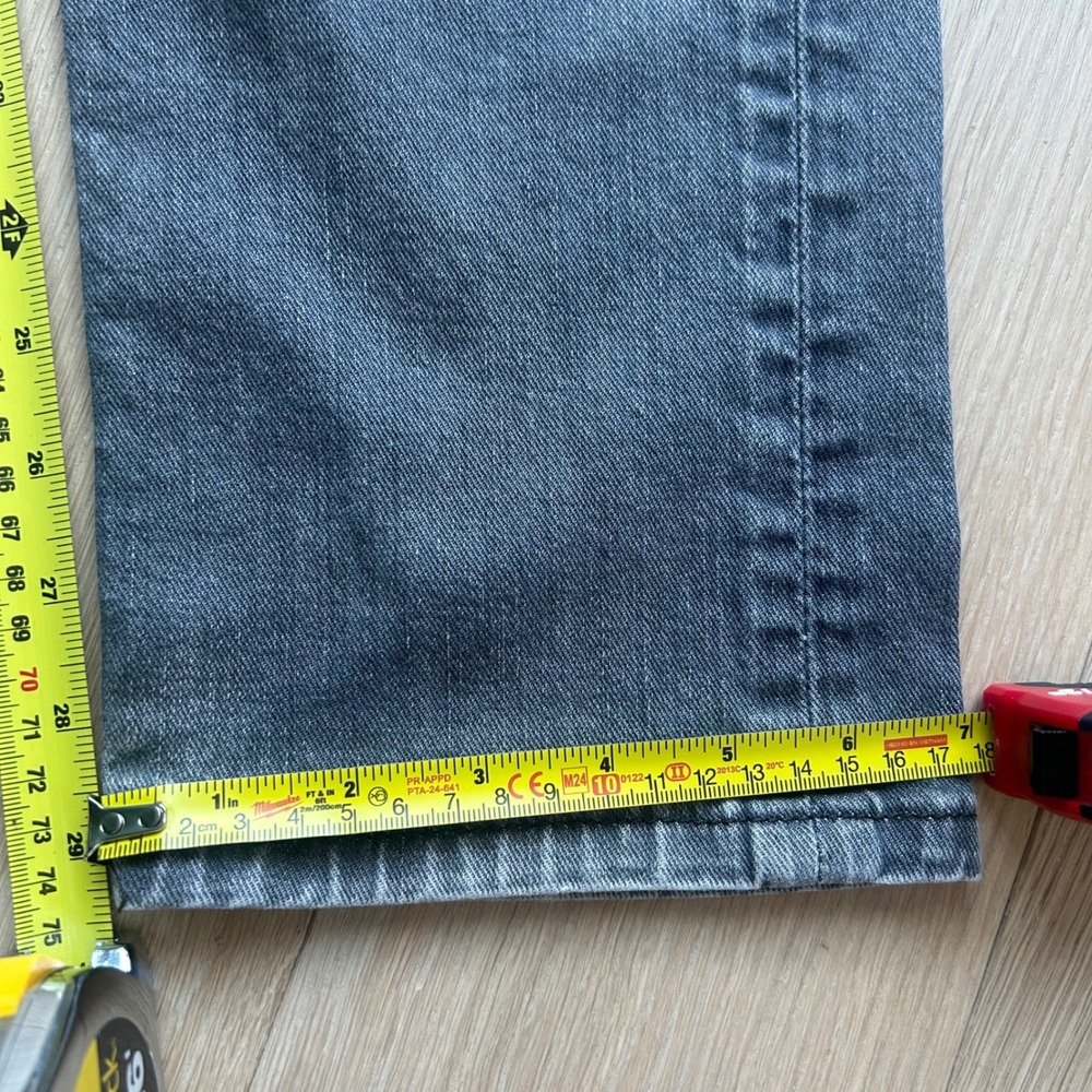 Levi's 511 Slim Fit Jeans 32x29‎ Gray Charcoal Stonewash Denim Casual Classic - Picture 10 of 13